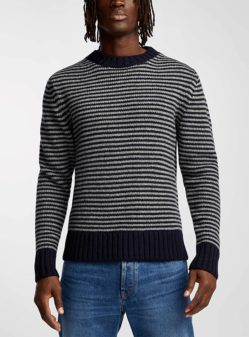 Marco striped sweater | Officine Générale | Shop Men's Designer ...