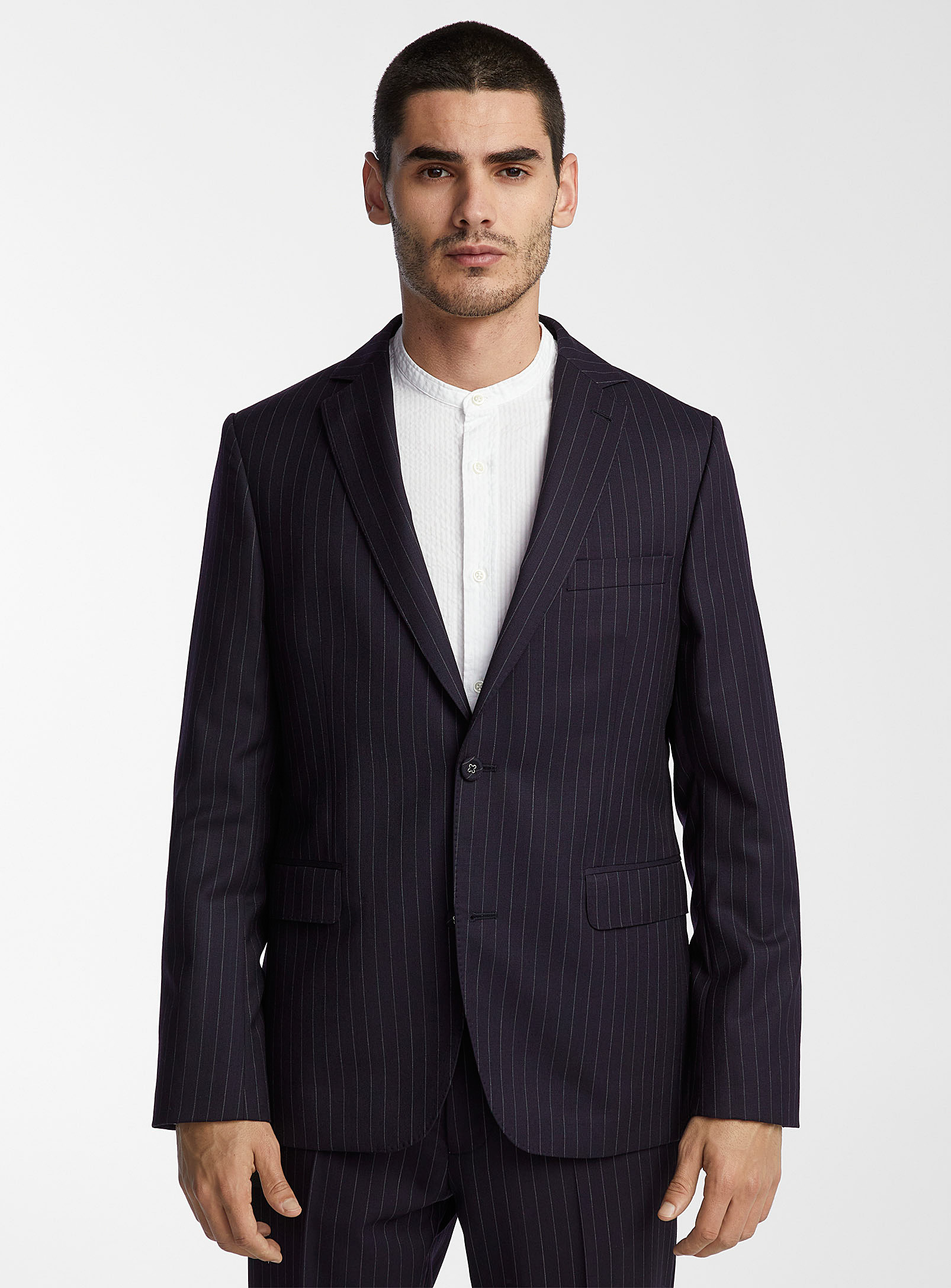 Officine Générale - Men's 375 banker stripes jacket