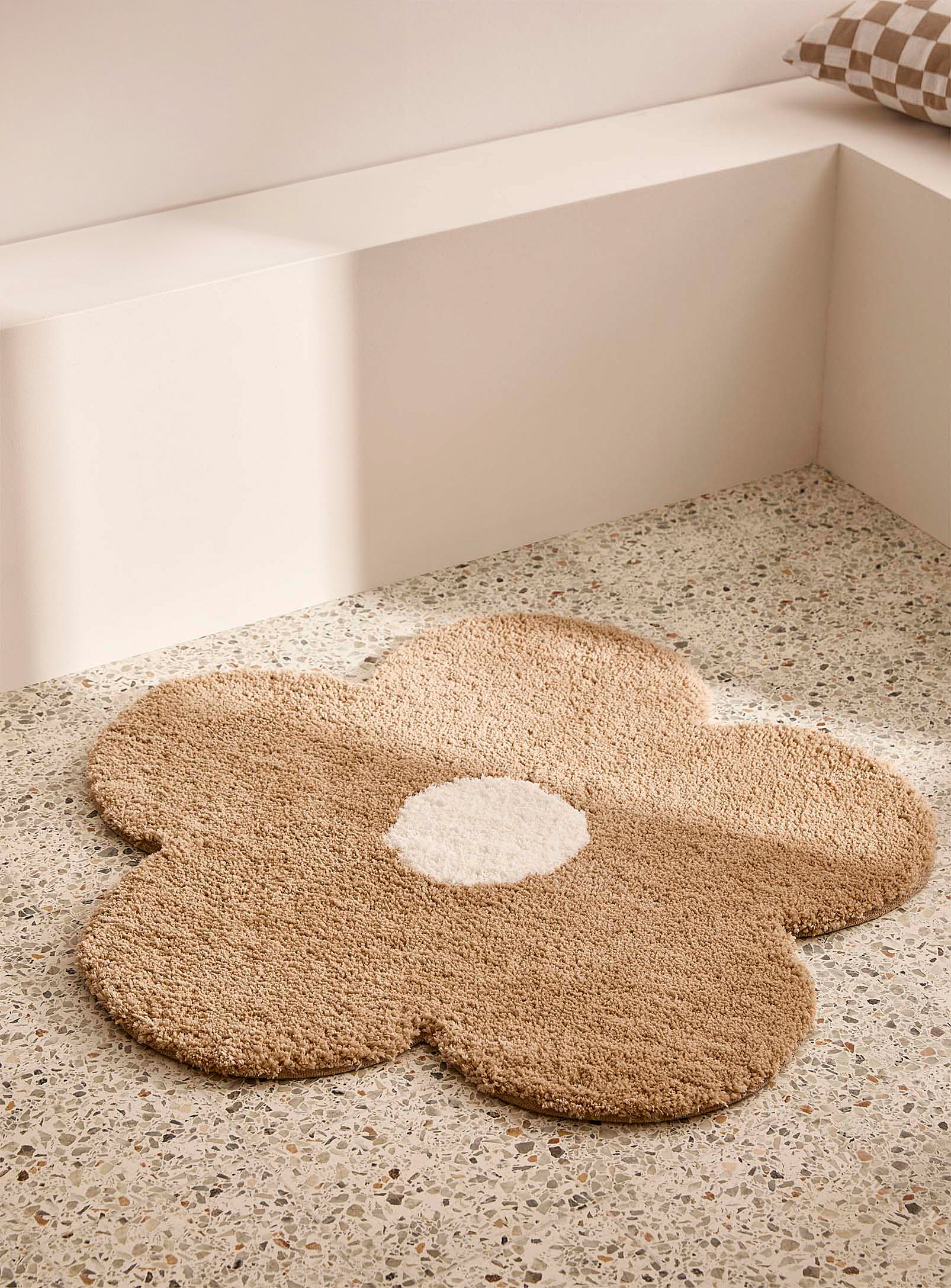 Simons Maison - Retro flower rug 80 cm in diameter