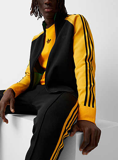 Adidas X Wales Bonner: La veste de survêtement en maille Noir pour homme