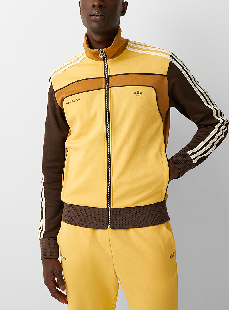 Adidas X Wales Bonner Golden Yellow Accent sleeves track jacket for men