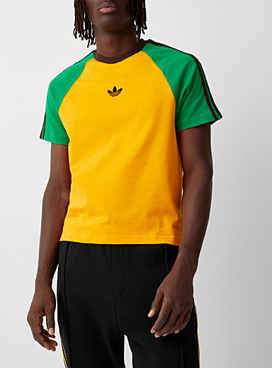 Adidas X Wales Bonner: Le t-shirt éclatant jersey bio Jaune or pour homme