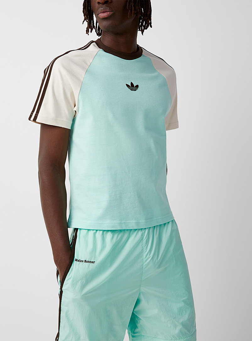 Adidas X Wales Bonner Green Pastel organic jersey T-shirt for men