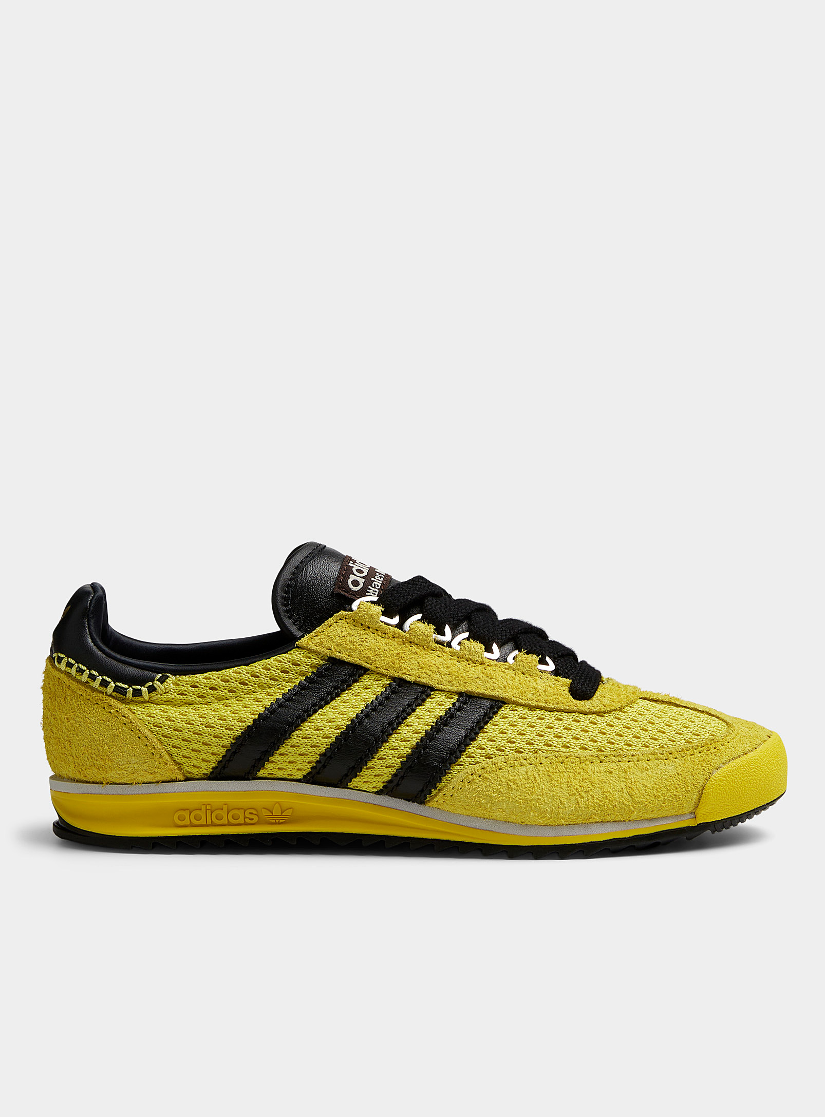 Shop Adidas X Wales Bonner Sunny Yellow Sl76 Sneakers Unisex In Golden Yellow