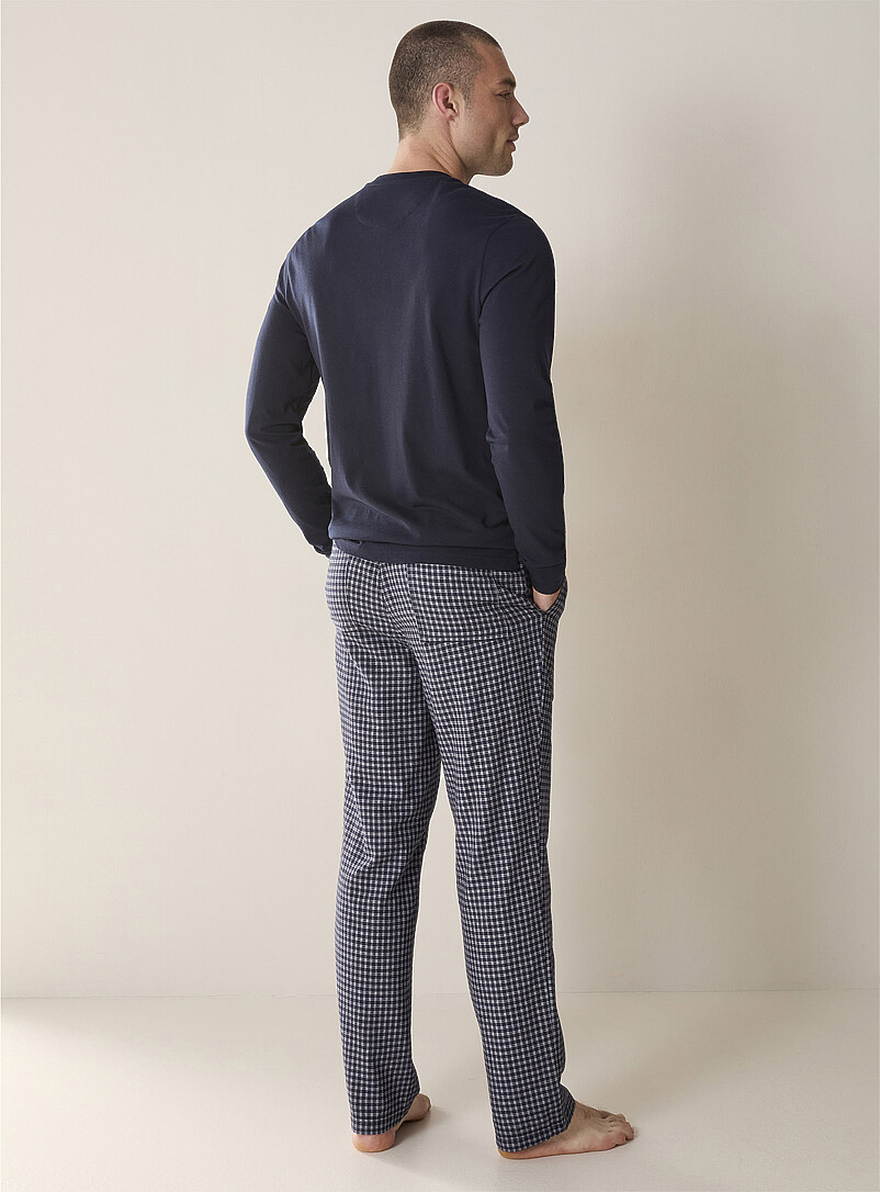 Pyjama Homme 2 Pièces Long Camouflage - Ensemble Confortable Coton Élasthanne Manches Longues