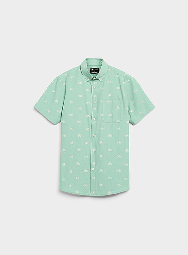 La chemise quadrill&eacute;e motifs sympathiques <b>Coupe moderne</b>
