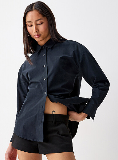 La chemise ample unie