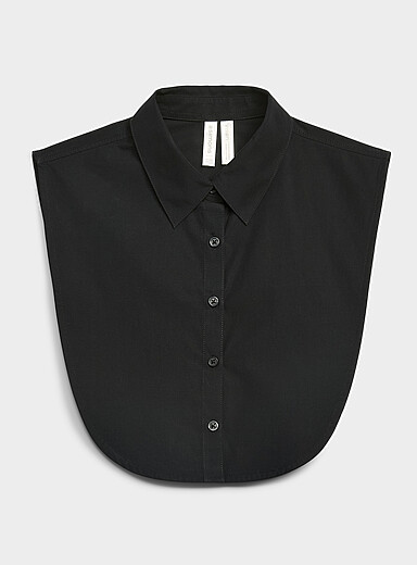 Solid faux point collar