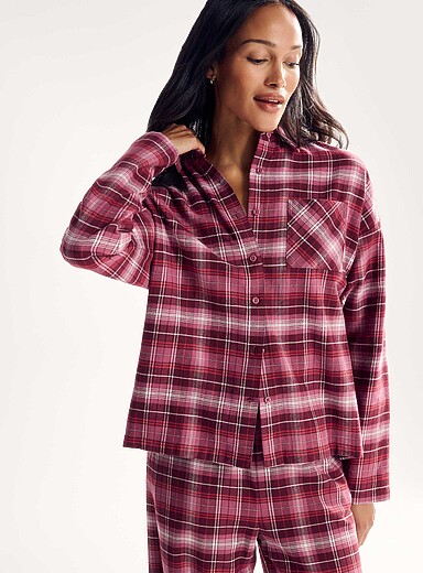 Patterned soft flannel shirt <b>Christmas Collection</b>