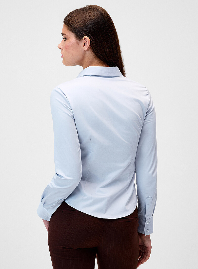 Fitted poplin shirt product image 2