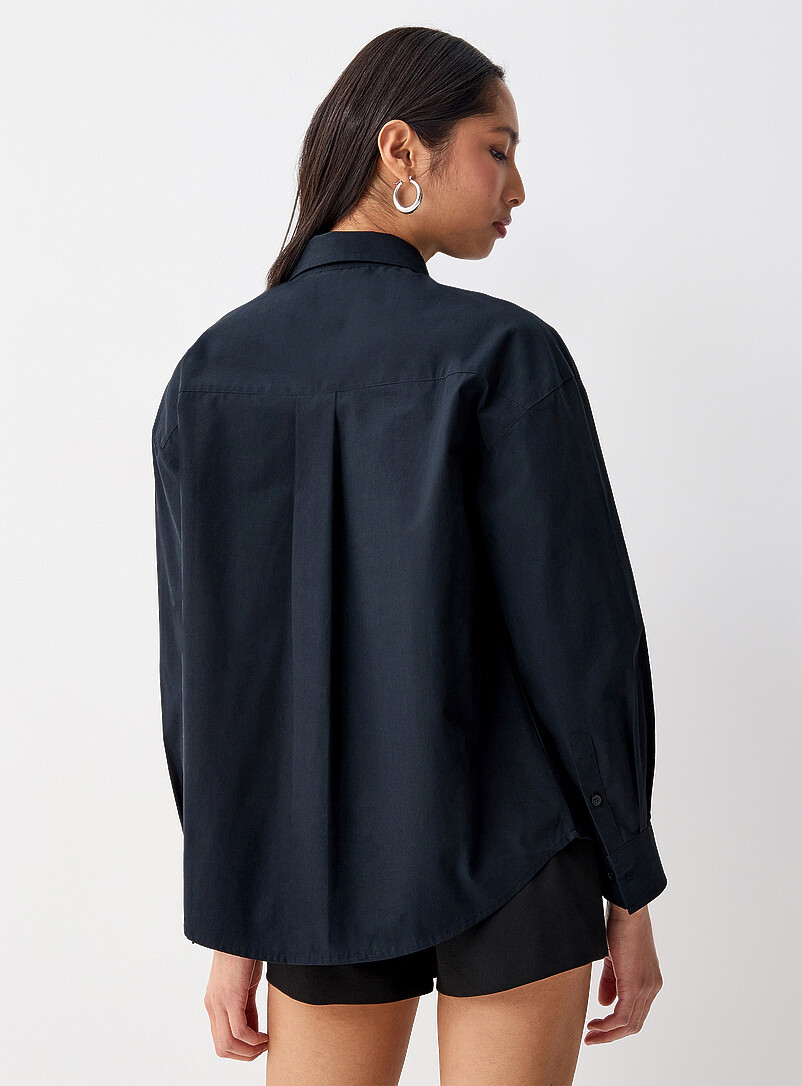 Oversized solid shirt product image 3