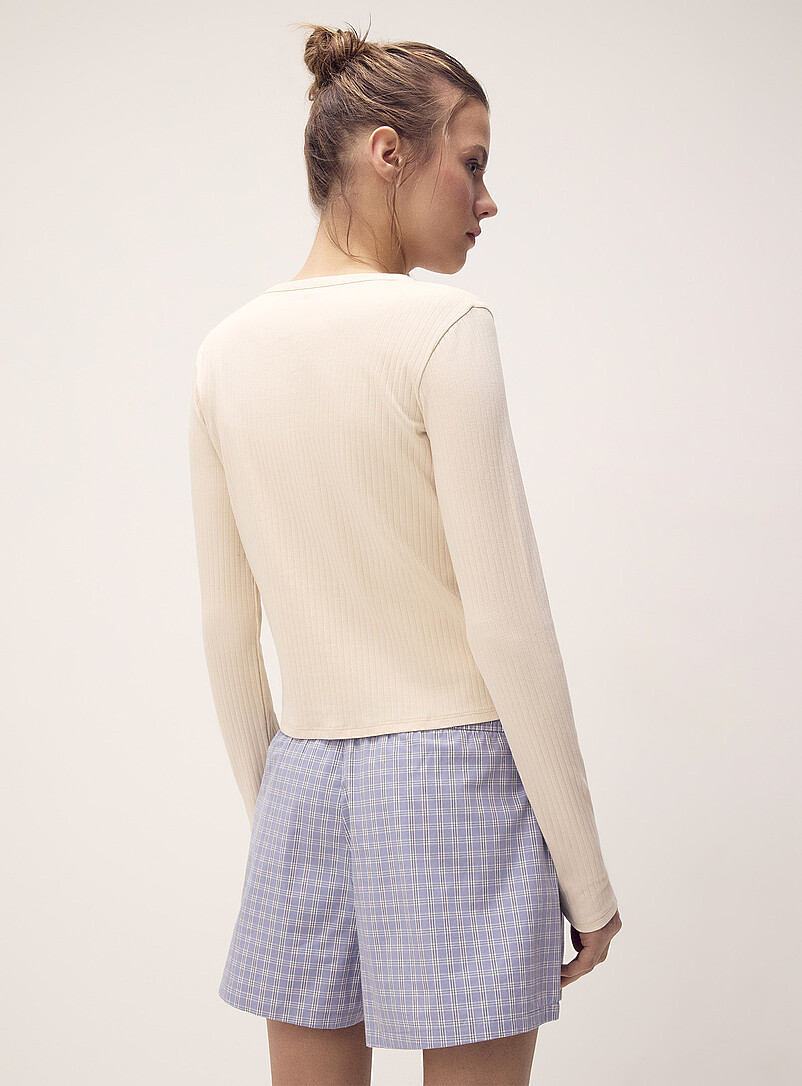 Patterned poplin short product image 3