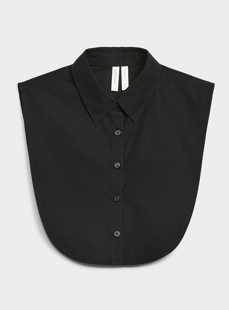Solid Faux Point Collar