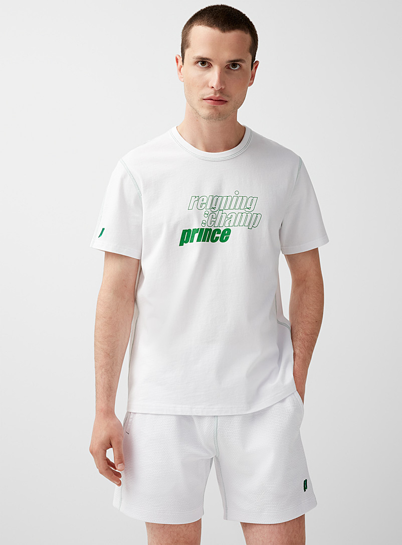Reigning Champ White Prince short sleeves T-shirt for men