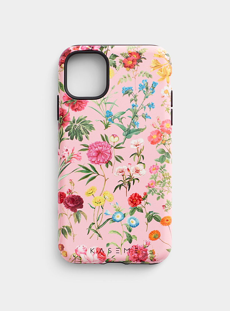 KaseMe Pink Floral garden iPhone 11 case for women