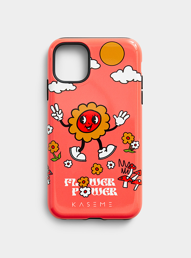 KaseMe X Simons Coral Fun pattern iPhone 11 case for women