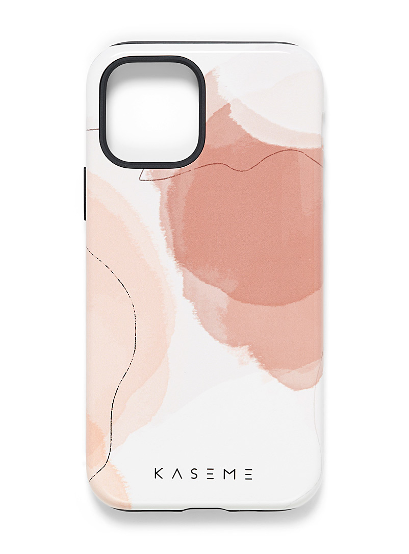 KaseMe Light Pink Fashion pattern iPhone 12/12 Pro case for women