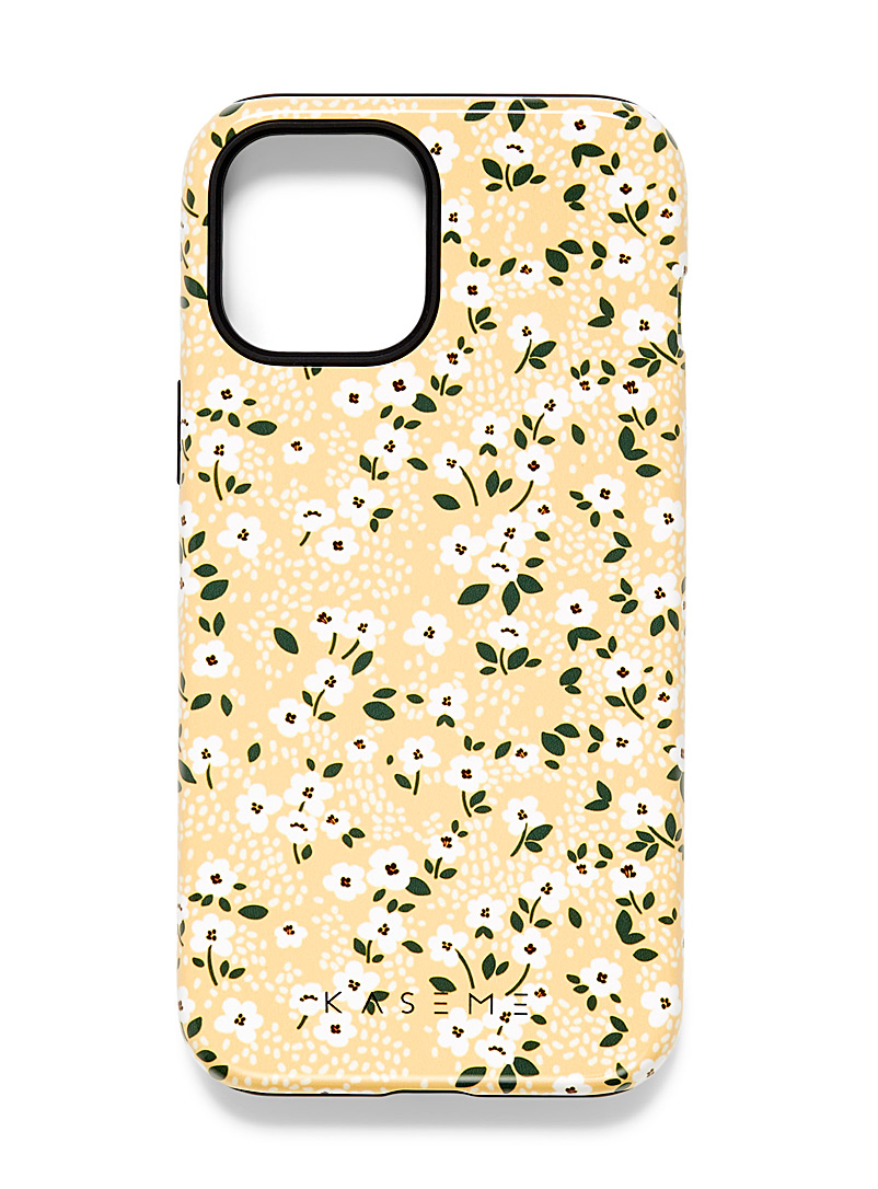 KaseMe Medium Yellow Fashion pattern iPhone 12 Pro Max case for women