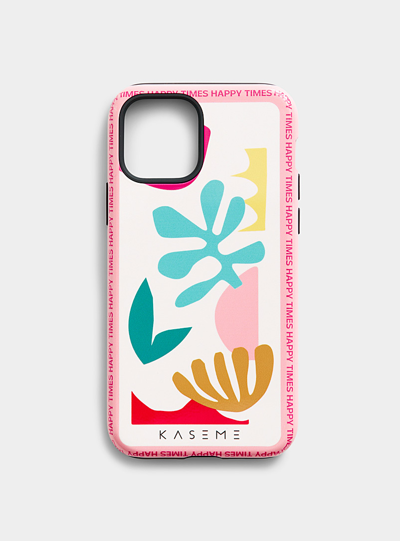 KaseMe X Simons Pink Fun pattern iPhone 12/12 Pro case for women