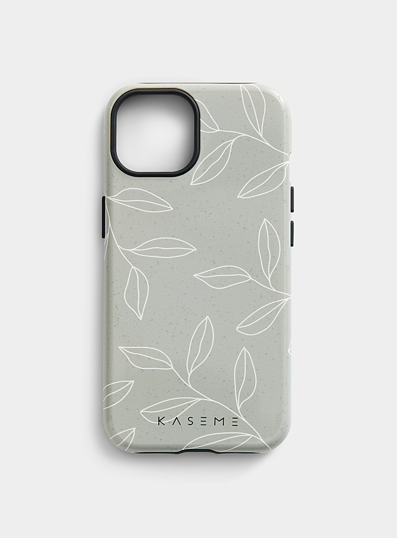 KaseMe Mossy Green Fashion pattern iPhone 14 case for women