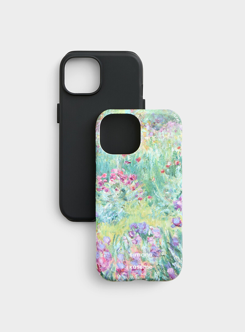 KaseMe: L'&eacute;tui &agrave; motif pour iPhone 13/14/15 Monet pour femme