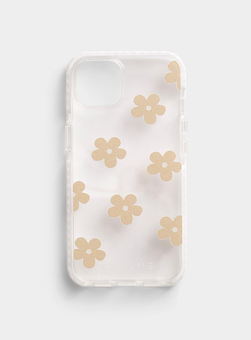 KaseMe Cream Beige Transparent iPhone 13 case for women
