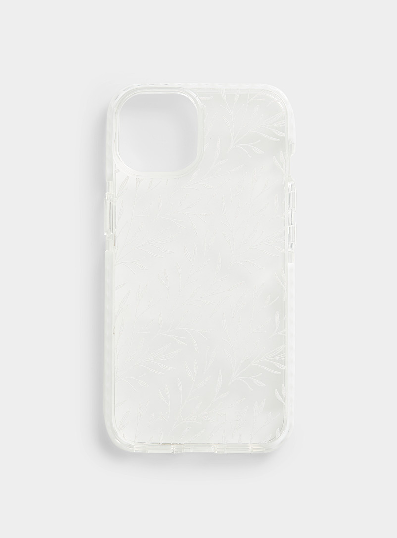 KaseMe Assorted Patterned transparent iPhone 14 case for women