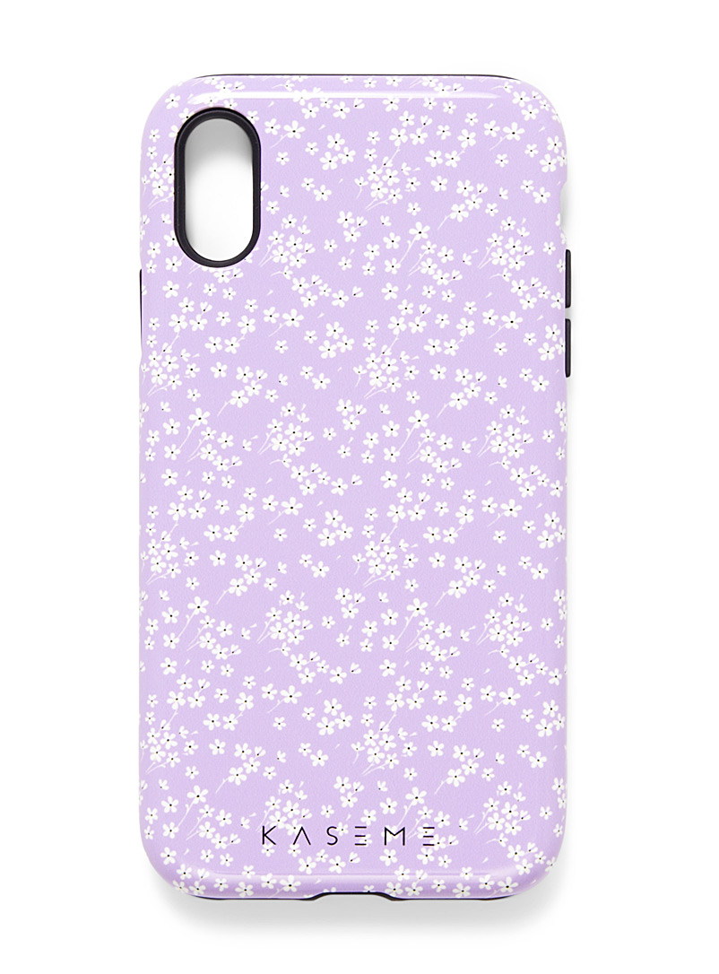 KaseMe Purple Modern iPhone XR case for women