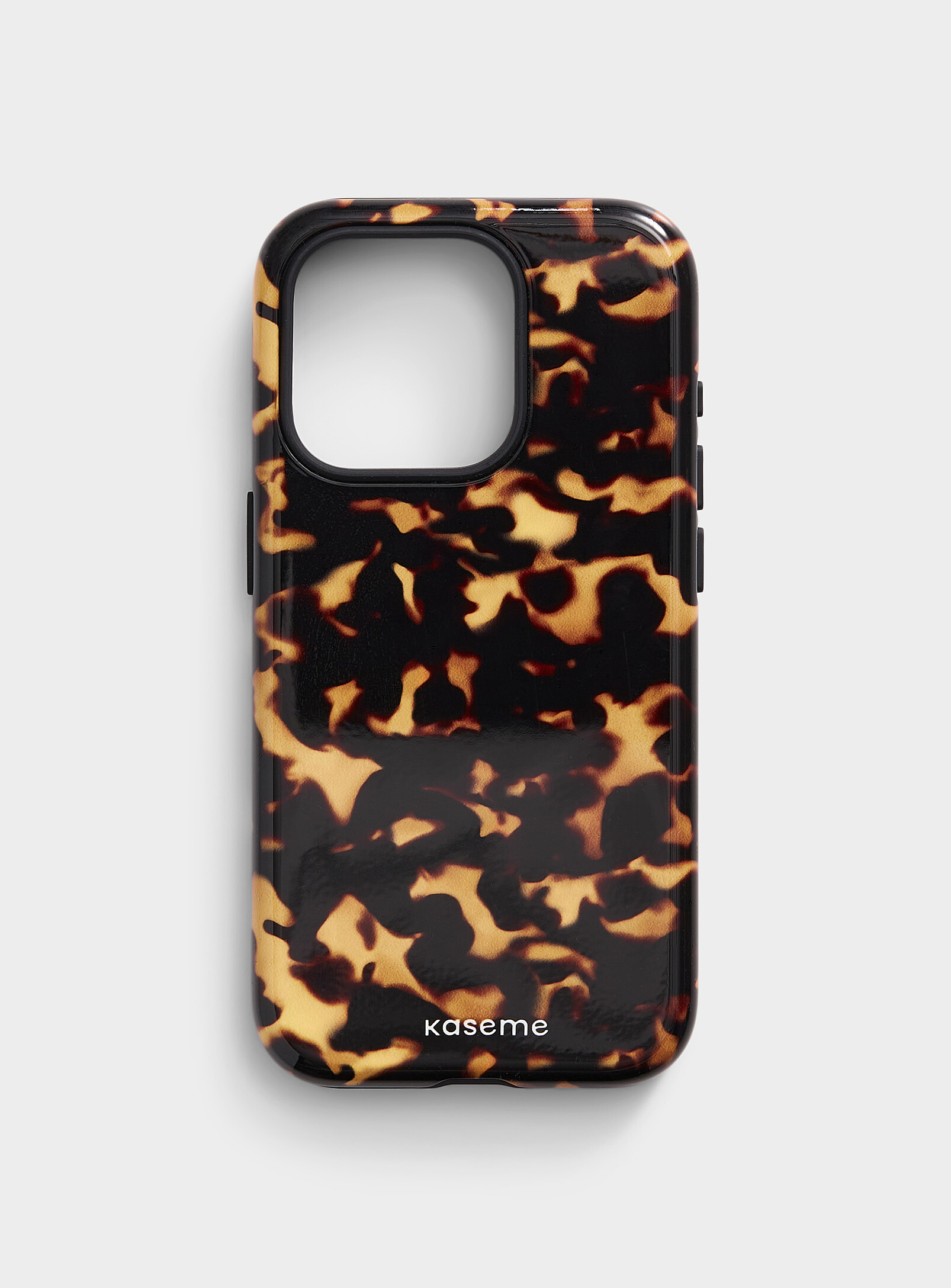 Kaseme Patterned Iphone 15 Pro Case In Patterned Brown