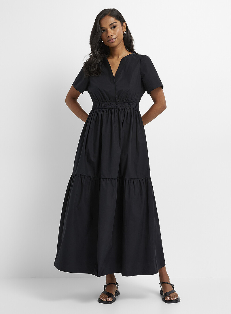 Simons Ruffle Robe Robes longues et Robes maxi pour Femme | Simons Canada