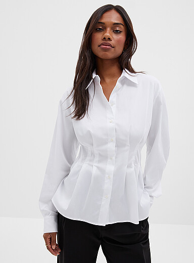 Fitted stretch shirt