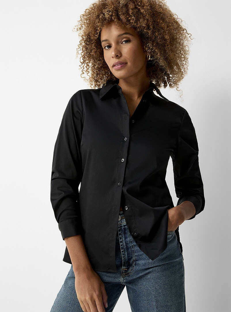 Stretch Poplin Shirt