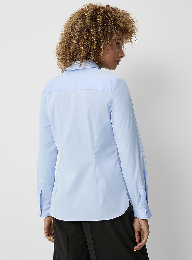 Stretch poplin shirt product image 2
