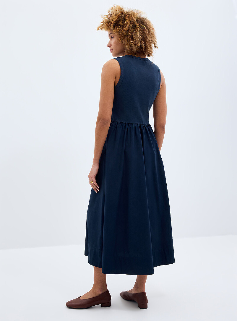 Henley mixed media dress product image 3