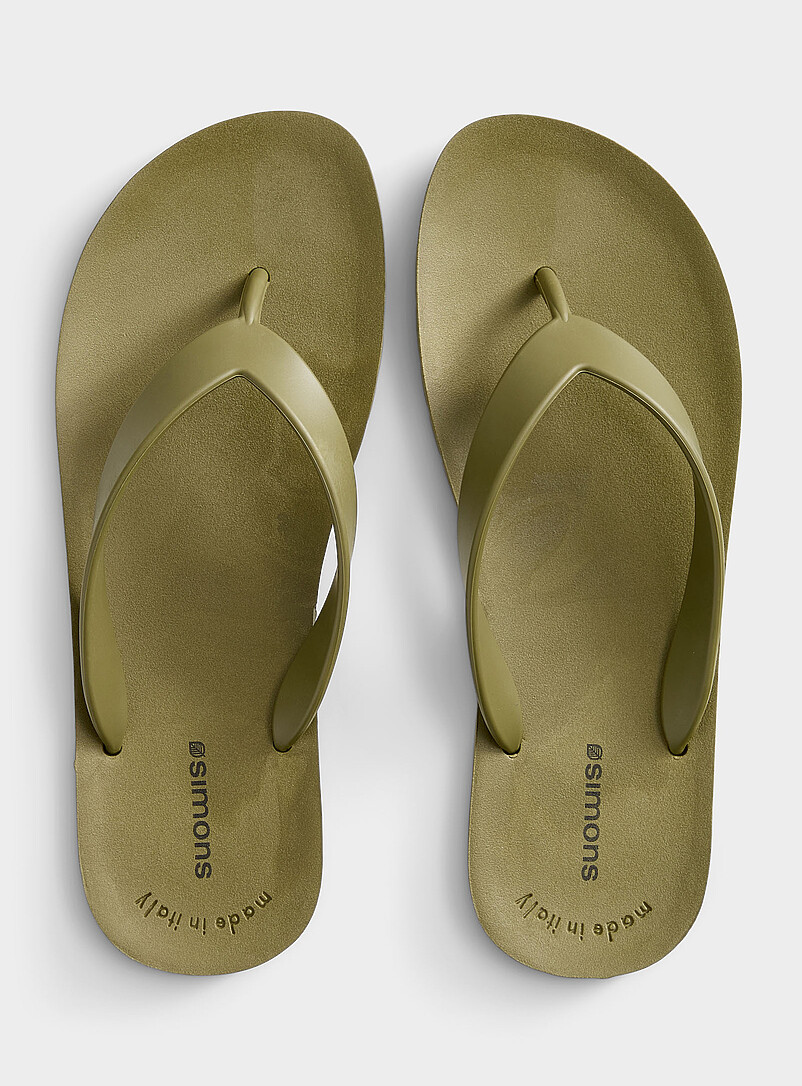 Simons: La sandale de plage &eacute;pur&eacute;e <b>Collection exclusive d'Italie</b> Brun pour homme