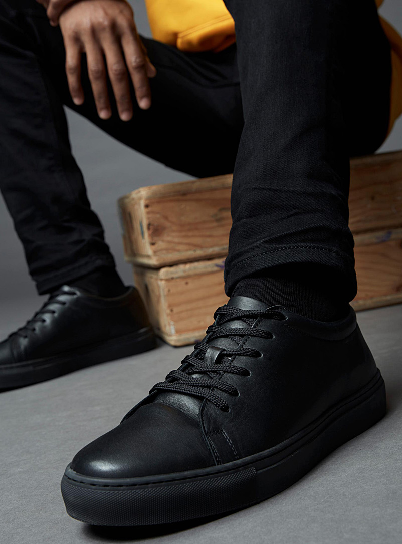 leather sneakers men