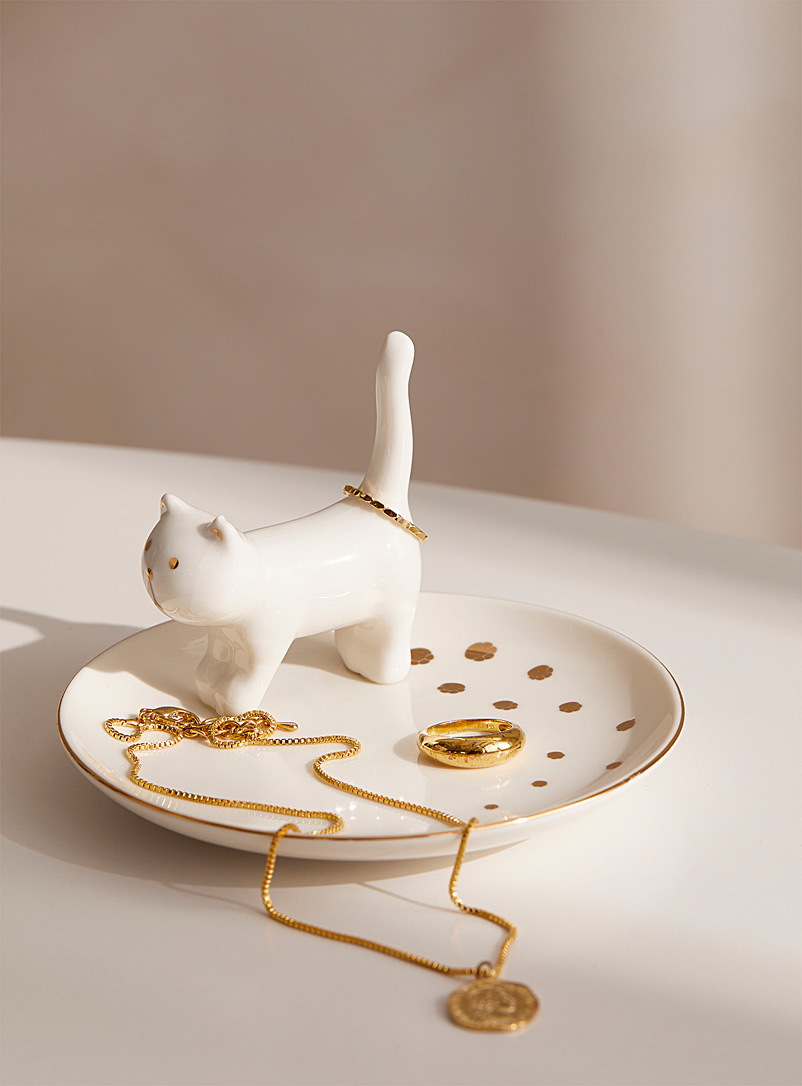 Simons Maison Off White Cat on the run small tray