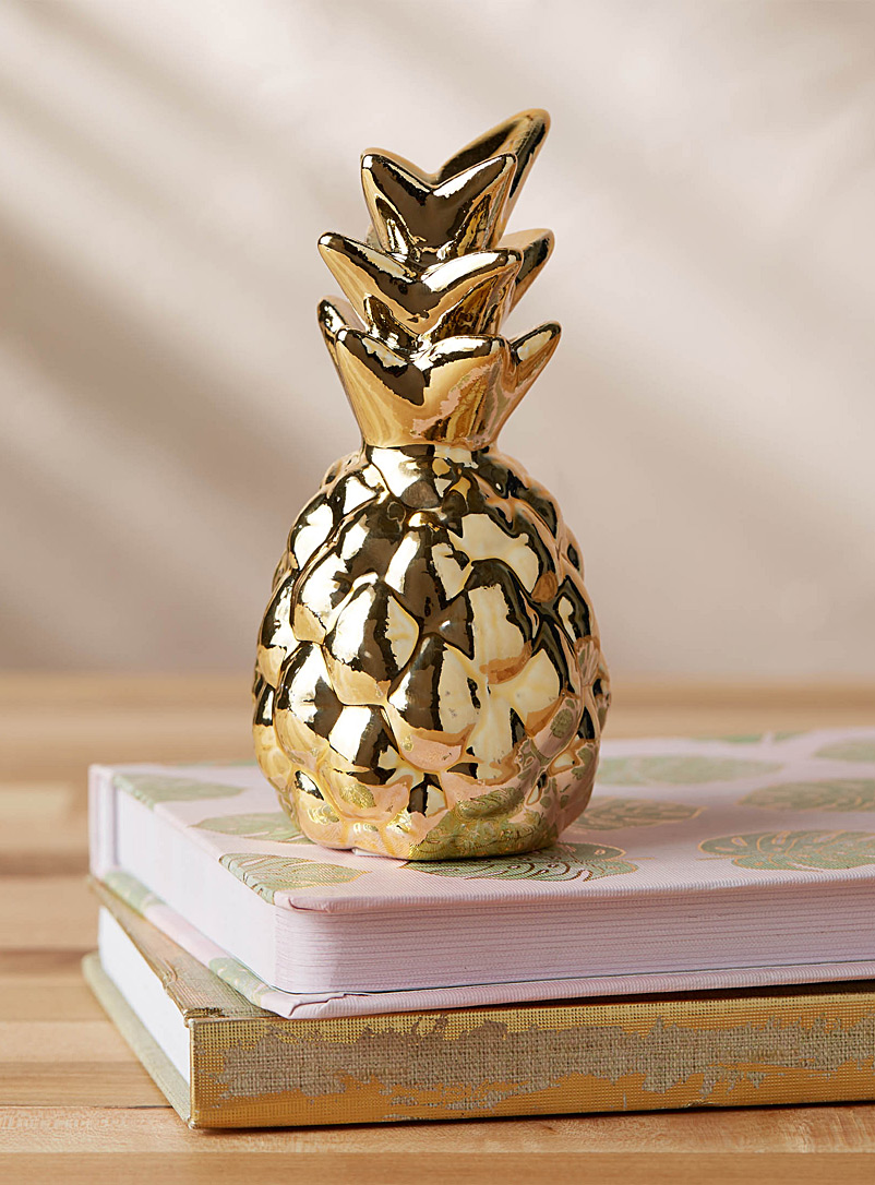 Simons Maison Assorted Decorative glam pineapple