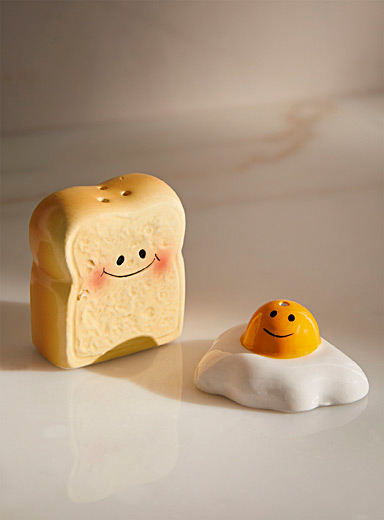 Salière Et Poivrière En Céramique Forme Caneton - Lot De 2, Décoration De Table Campagne (jaune) - 8