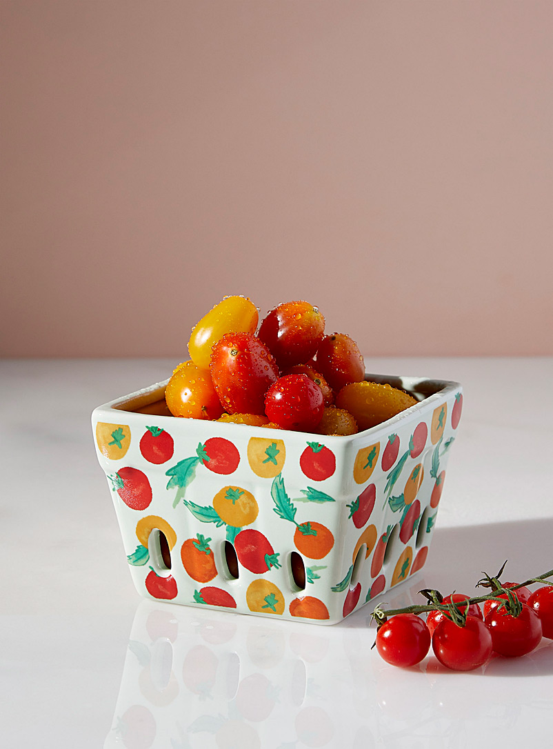 Simons Maison: Le bol égouttoir petites tomates Assorti