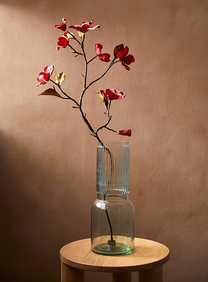 Simons Maison Red Artificial flowering loropetalum branch