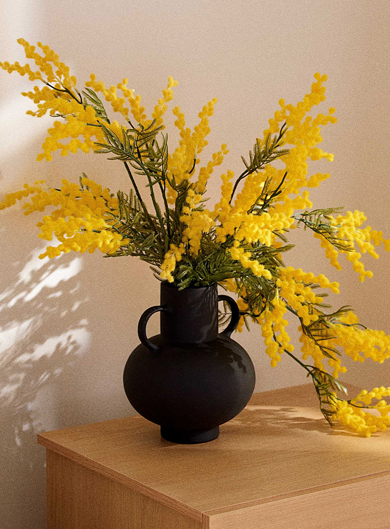 Simons Maison: Le bouquet imitation acacia jaune Jaune or