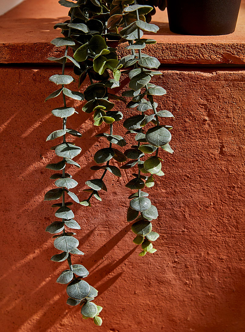 Simons Maison: La plante retombante imitation eucalyptus Vert pistache - Menthe