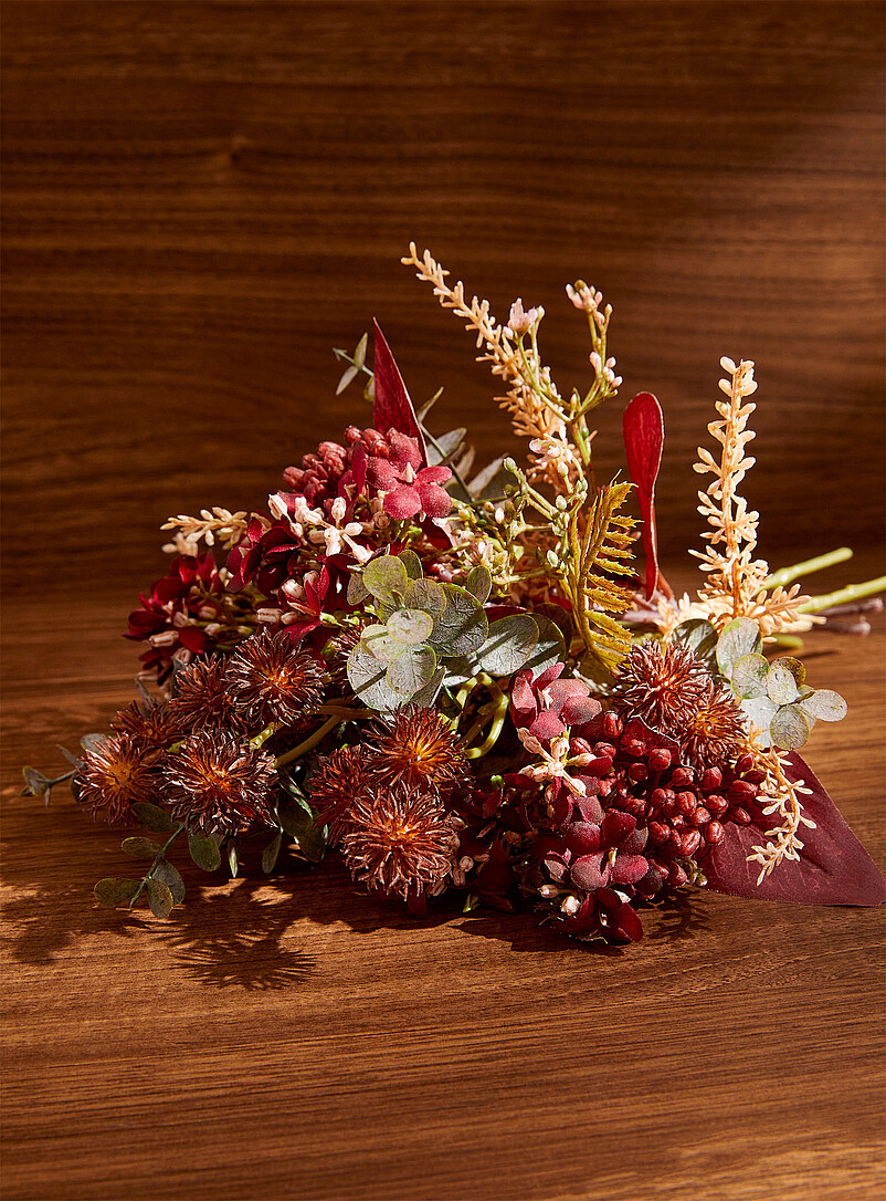 Simons Maison: Le bouquet couleur rubis Rouge framboise - Cerise