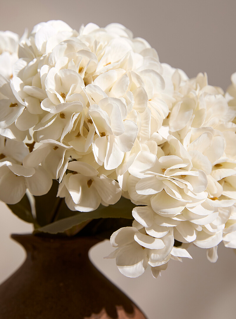 Simons Maison White Artificial hydrangea branch