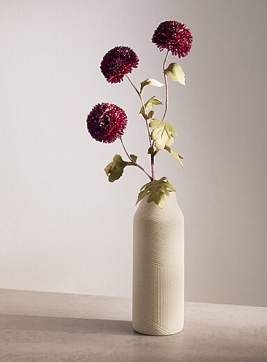 La branche imitation dahlia bordeaux