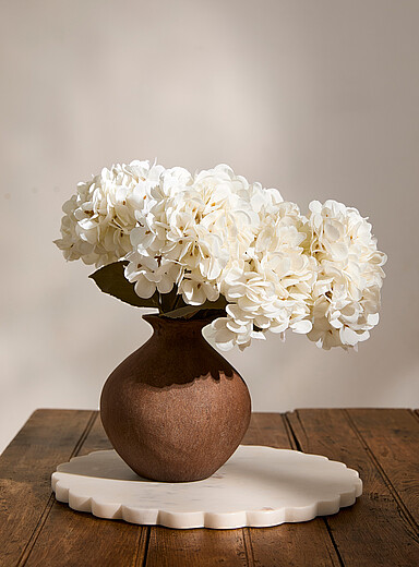 White hydrangea bouquet