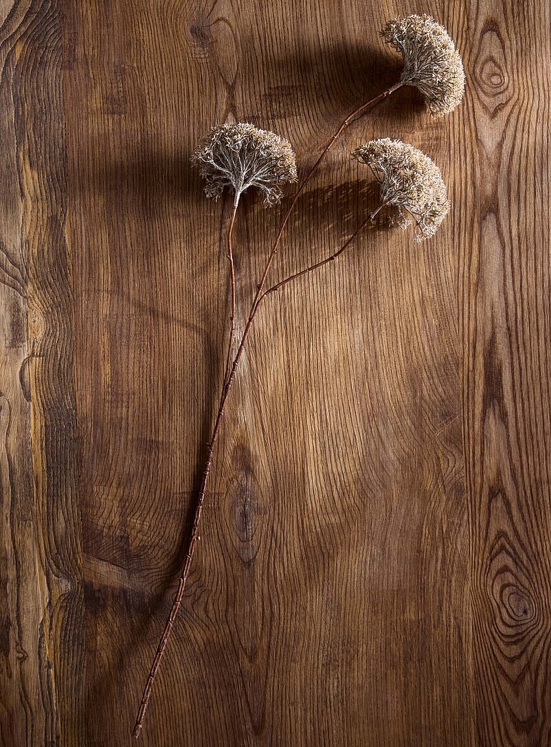 Artificial beige flowers branch product image 2