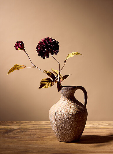 Artificial dahlia branch
