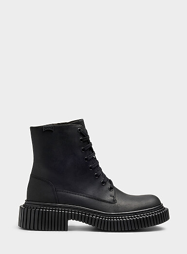 Camper: La botte &agrave; lacets Pix Berlin Homme Noir pour homme